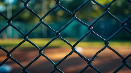 Fototapeta premium link fence