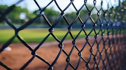 Fototapeta premium link fence