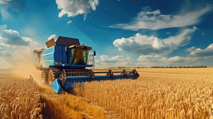 Obraz premium A harvester