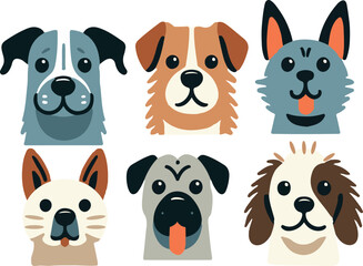 Obraz premium collection of dogs