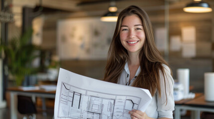 Promotional photos of young architect., Professional Environment, Diverse Workforce, Corporate Photography, Team Collaboration, Engaged Employees, Authentic Work Settings.