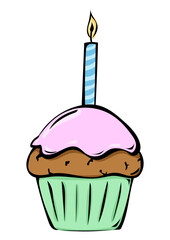 Happy Birthday Cup-cake 