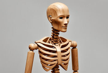 Maniquí de madera para dibujo