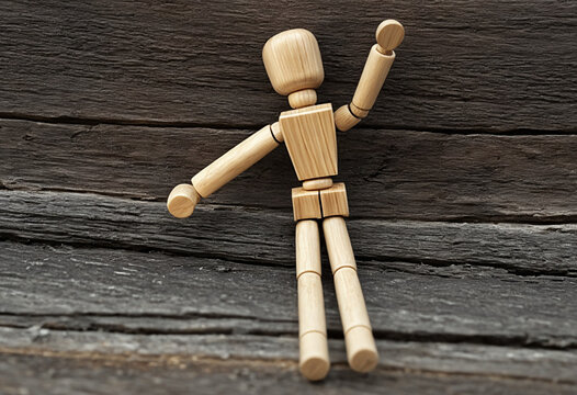 Maniqu&iacute; de madera para dibujo