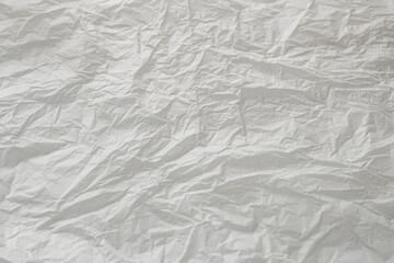 クシャクシャの白い紙　テクスチャ　背景素材