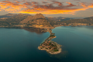 Lake Egirdir of Turkey is situated in the Isparta province. It is also known as the 'seven colored...