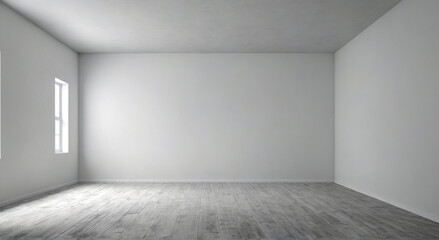 empty room with wall