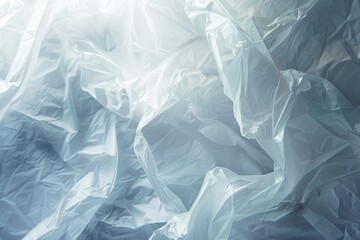 Obraz premium Plastic bag texture background, recycling concept