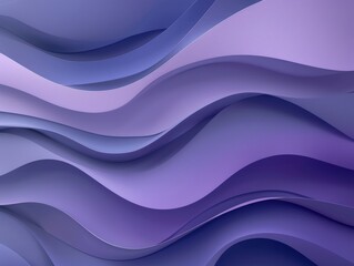 Layered wavy purple patterns giving a sense of depth and movement