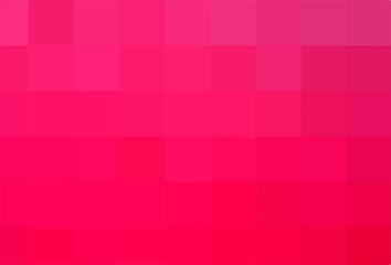 Gradient pink background. Geometric texture from pink squares for publication, design, poster, calendar, post, screensaver, wallpaper, postcard, cover, banner, website. Vector illustration