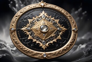 medal of gold and diamond