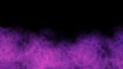 Lilac haze on a black background.