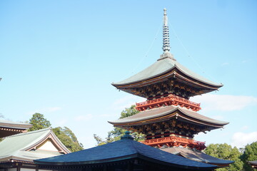 晴れの日の五重塔