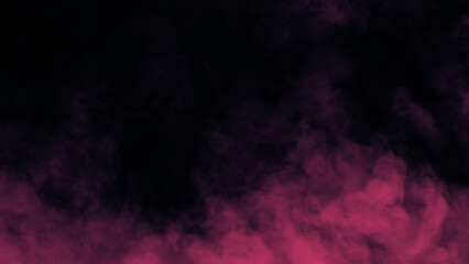 Pink haze on a black background.