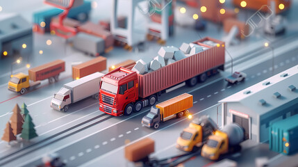 Third Party Logistics 3PL Transportation Export importing goods A service that combines warehousing and transportation. Delivery by air, road, sea
