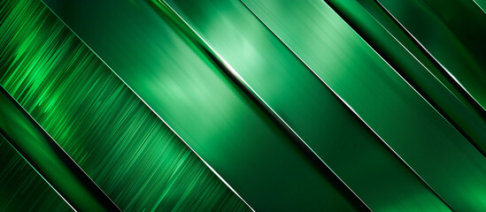 Obraz premium green bright shiny glossy polished metal textured background