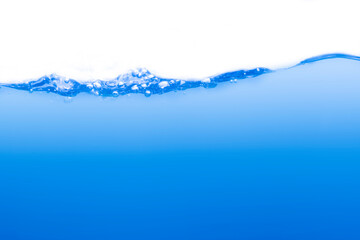 Clear water for clean drinking and splashing waves for nature.