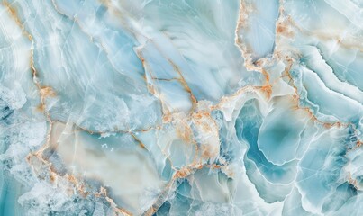 Stunning blue and white marble texture with subtle orange veins, perfect for backgrounds or design elements in various projects.