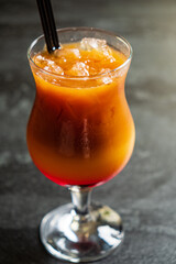 tasty cocktail in the bar