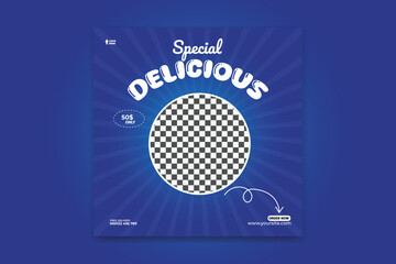 ice cream social media design template