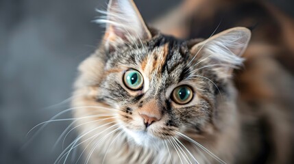 Obraz premium close up portrait of a cat