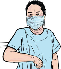 female nursing assistant