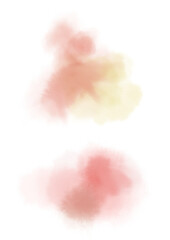 赤いインクのテクスチャ背景