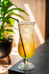 summer cocktail on the terrace
