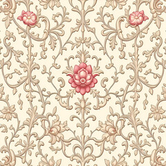 Fototapeta premium seamless floral pattern