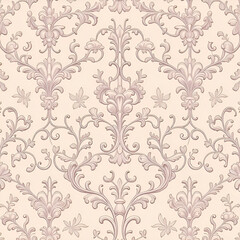 seamless damask pattern