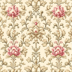Fototapeta premium seamless floral pattern