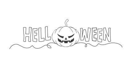 Happy Halloween Text Banner, Vector. Halloween text for background. Halloween illustration for background.