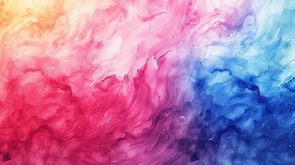 Bold, expressive watercolor brushstrokes creating a dynamic and colorful abstract background, ideal for creative showcases