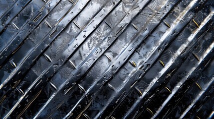 Background made of textured stainless steel surface