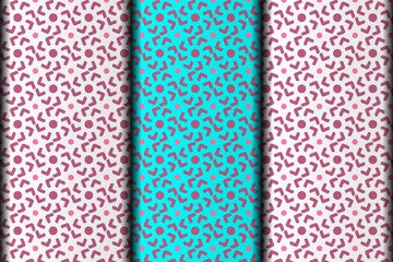Vector eps seamless pattern design element template.