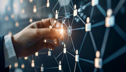 Global business networking structure  analysis, hr recruitment, customer service, teamwork, strategy