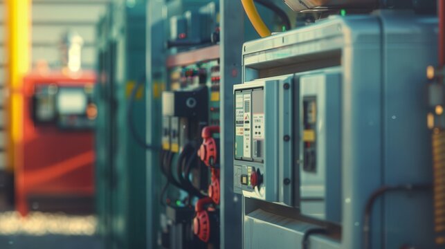 Maintenance tools for energy storage units in a remote area, technical toolkit theme, closeup view, highlighting essential equipment, digital tone, colored pastel