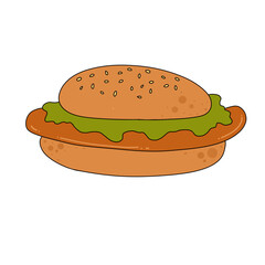 hotdog hamburger