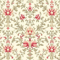 Fototapeta premium seamless floral pattern
