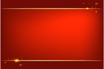 the luxury on red background
