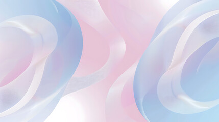Vibrant Soft Abstract Lines on Gradient Background