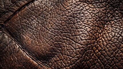 Fototapeta premium Macro close up of leather texture for background