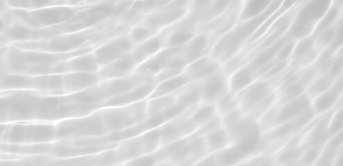 Abstract white transparent water shadow surface texture natural ripple background