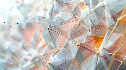 Fototapeta premium Abstract Geometric Network