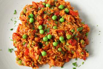 Authentic Djuvec Rice with Vegetables