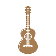 Obraz premium Guitar icon clipart flat design
