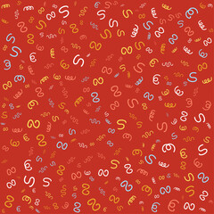 Gift background vector illustration red