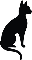 Silhouette Black Horror Cat