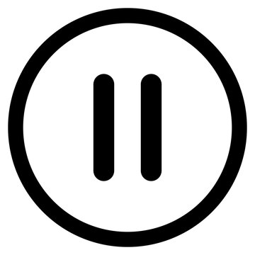 pause button png transparent background