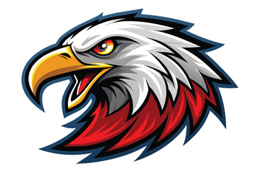 Fototapeta premium Eagle Mascot Emblem for Esports